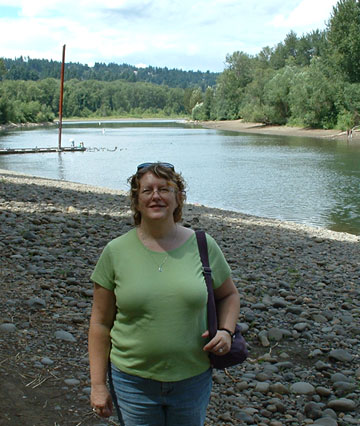 Lora by the Willamette River